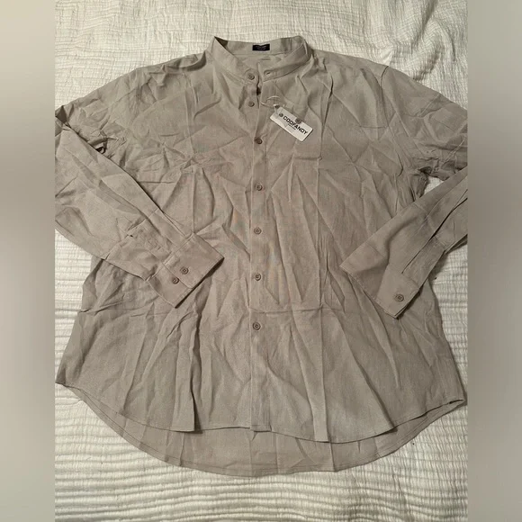 CooFandy Long Sleeve Button Down Shirt - NWT - Size XXL - Picture 5 of 11